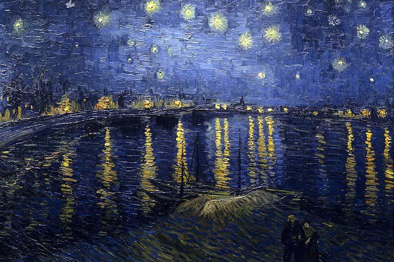 Vincent Van Gogh Starry Night Over the Rhone oil painting image